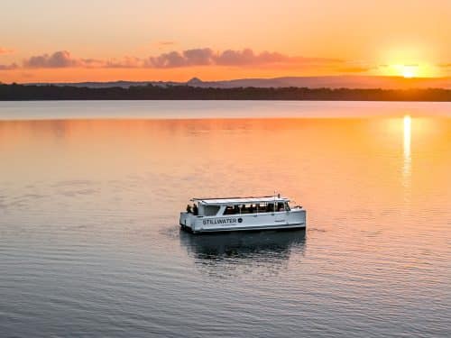 Noosa Ferry Stillwater Sunset